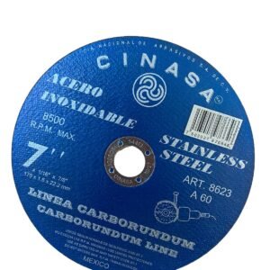 disco de corte cinasa de 7 acero inox