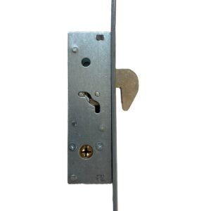 cerradura de gancho puerta aluminio corrediza llave tetra gris
