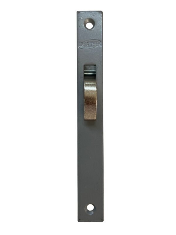 cerradura de gancho puerta aluminio corrediza llave tetra gris